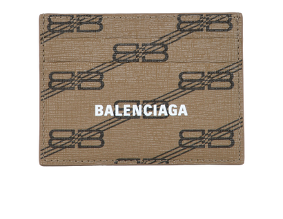 Balenciaga Signature BB Monogram Card Holder, front view